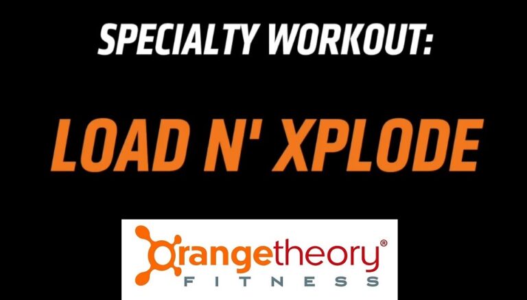OrangeTheory Load and Explode Workout: Unleashing Your Power